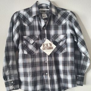 Ely Cattlemen Boys Western Shirt